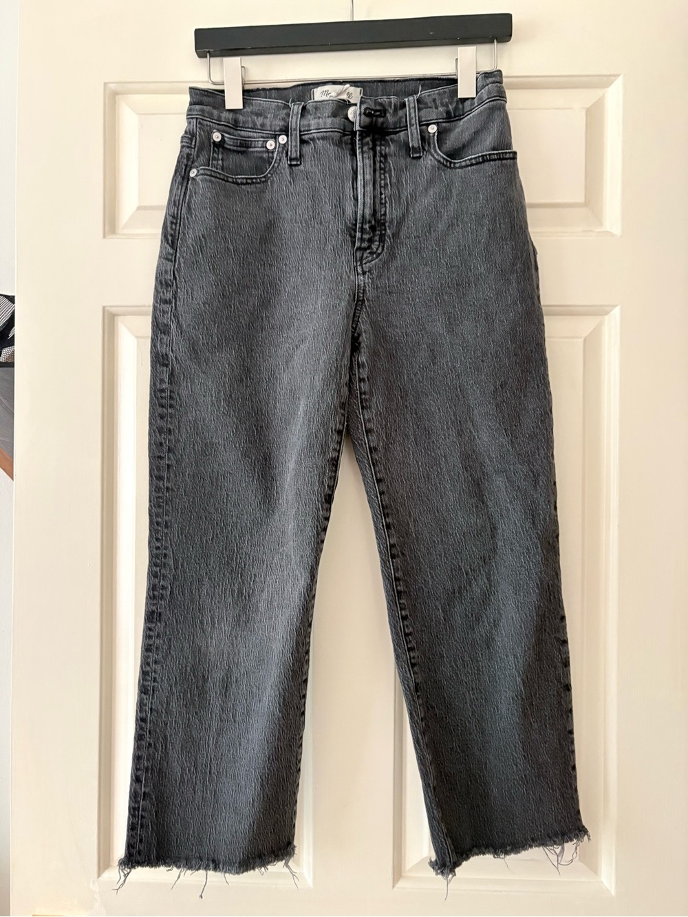 Madewell Black Cropped Ankle Jeans